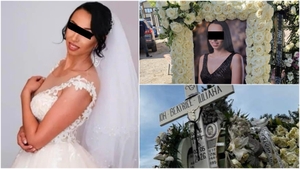 Imaginile durerii de la înmormântarea lui Beatrice, tânăra care a murit după ce a fost diagnosticată cu o formă rară de cancer