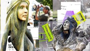 El e sculptorul cu drujba care face artă din arborii putreziți