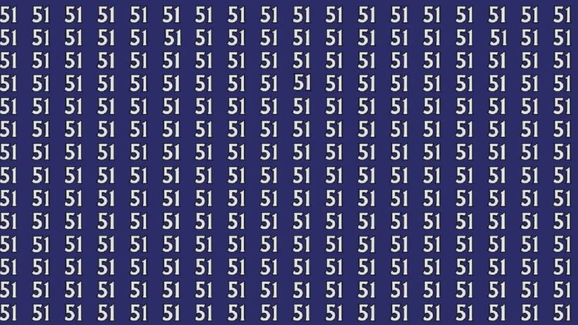 Iluzie optică virală | Doar cei cu ochi de vultur găsesc numerele inversate 13 și 15 din imagine, în 7 secunde!