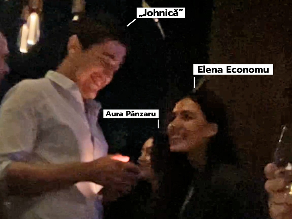 „Jonică”, prins cu posibila amantă și Elena Economu la Uanderful. (Sursă foto: CANCAN.RO)