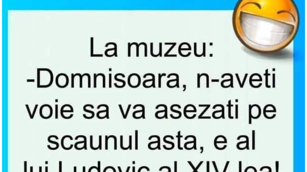 Bancul începutului de săptămână | La muzeu