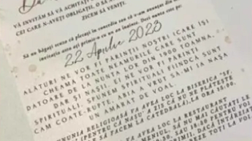 Doi miri au devenit virali, după ce au făcut publică invitația lor la nuntă: ”Să nu băgați scuza că...”