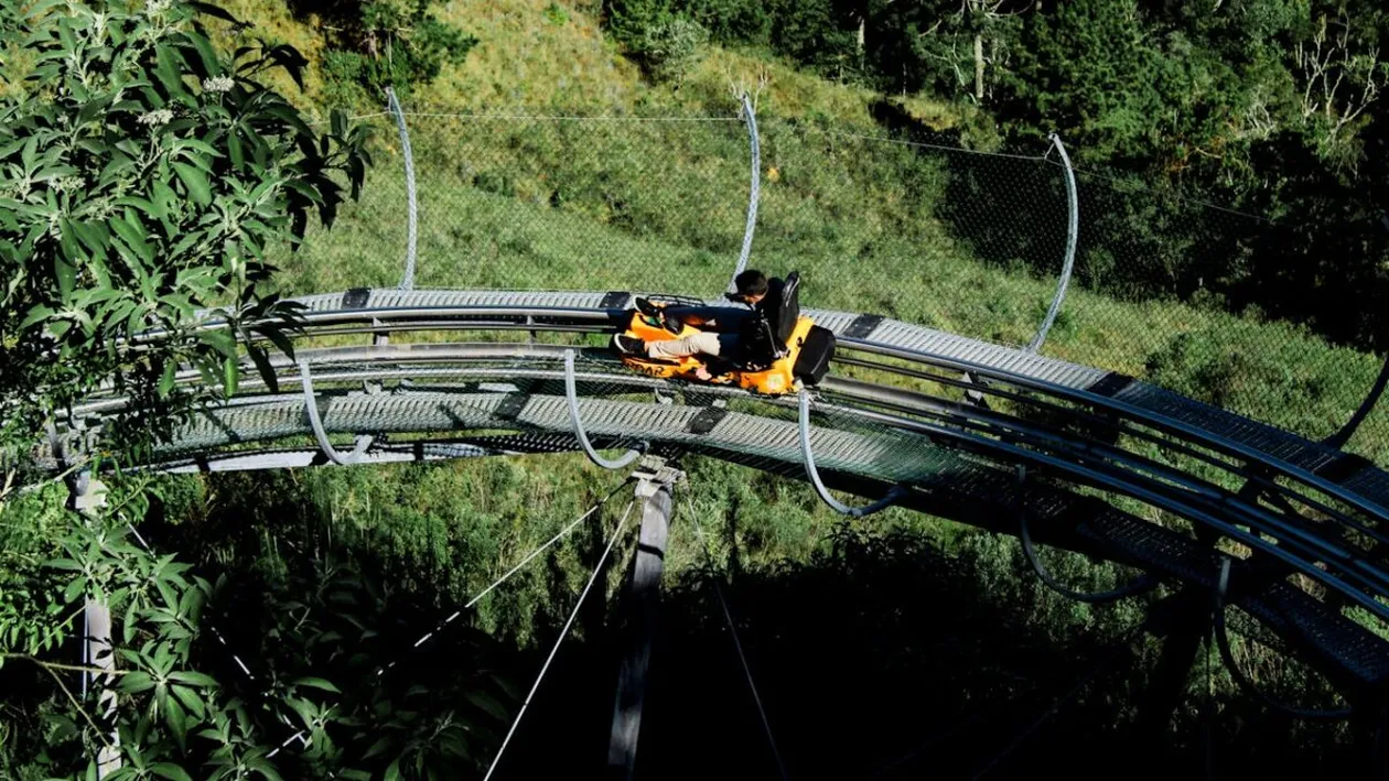 Investiție de 15 milioane de lei în România. Unde s-a construit noul parc ce conține și o pistă bob