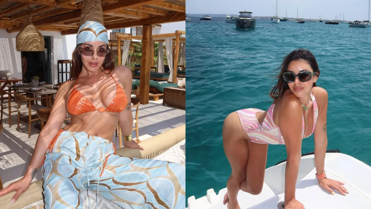 Natalia Mateuț, spectacol pe plajă în Ibiza. Fotografiile în costum de baie au făcut furori