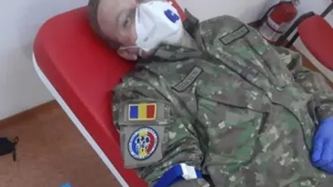 Un militar sucevean, infectat cu coronavirus, a donat plasmă pentru bolnavi: ”Fac un apel la toți...”