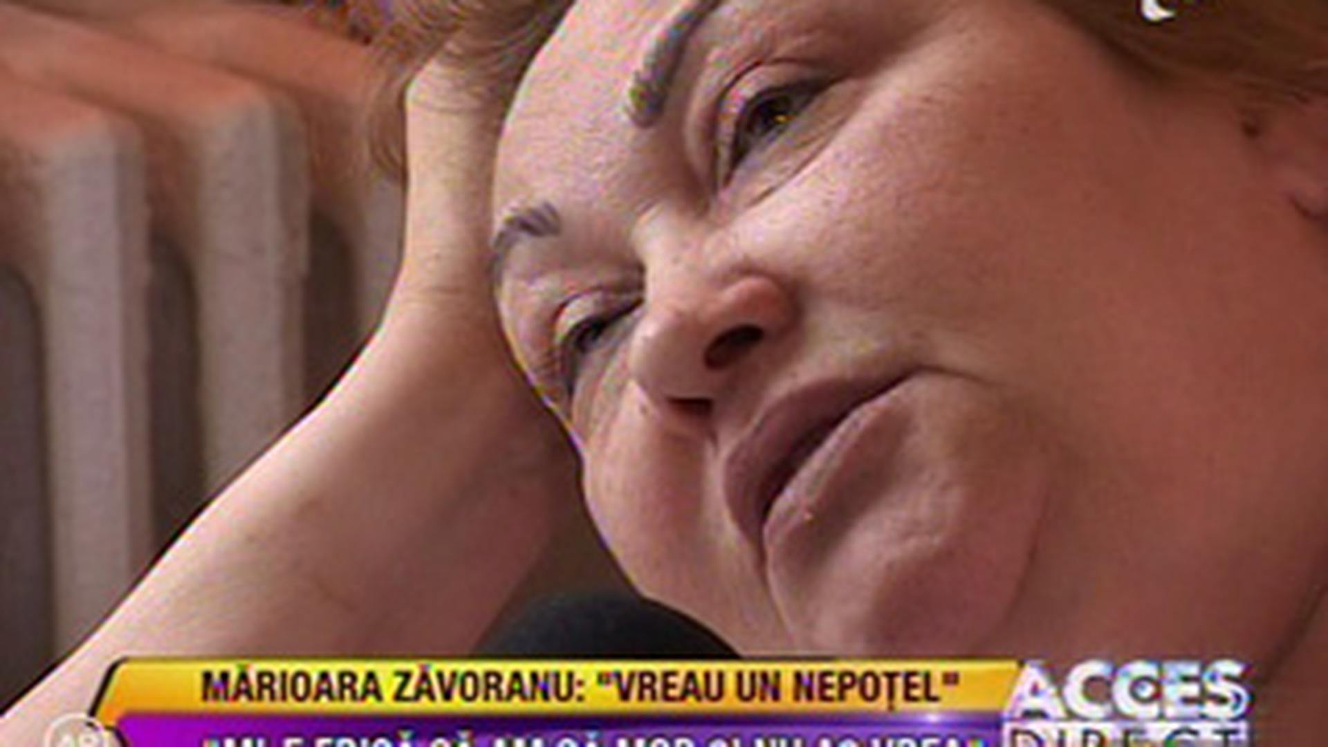 VIDEO Marioara Zavoranu sta de mai bine de patru zile in spital: "Vreau sa slabesc, sa ma ingrijesc, sa ma fac frumoasa!"