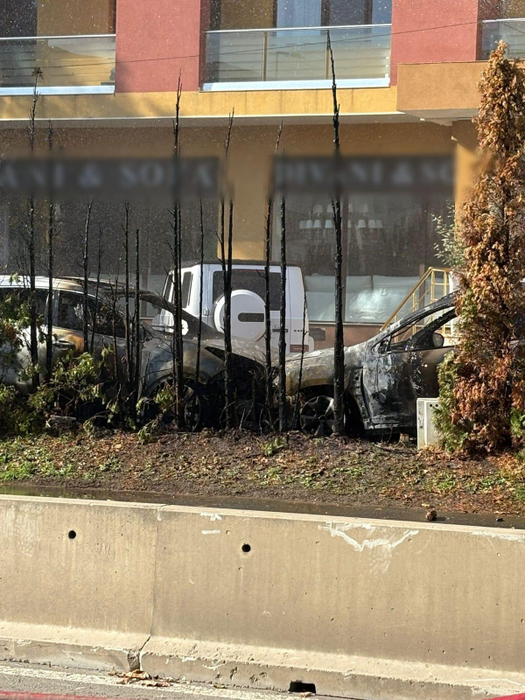 Incendiu în Pipera! Focul s-a extins și la o țeavă de gaz. O echipă Distrigaz a ajuns la fața locului, iar numeroși oameni au fost evacuați