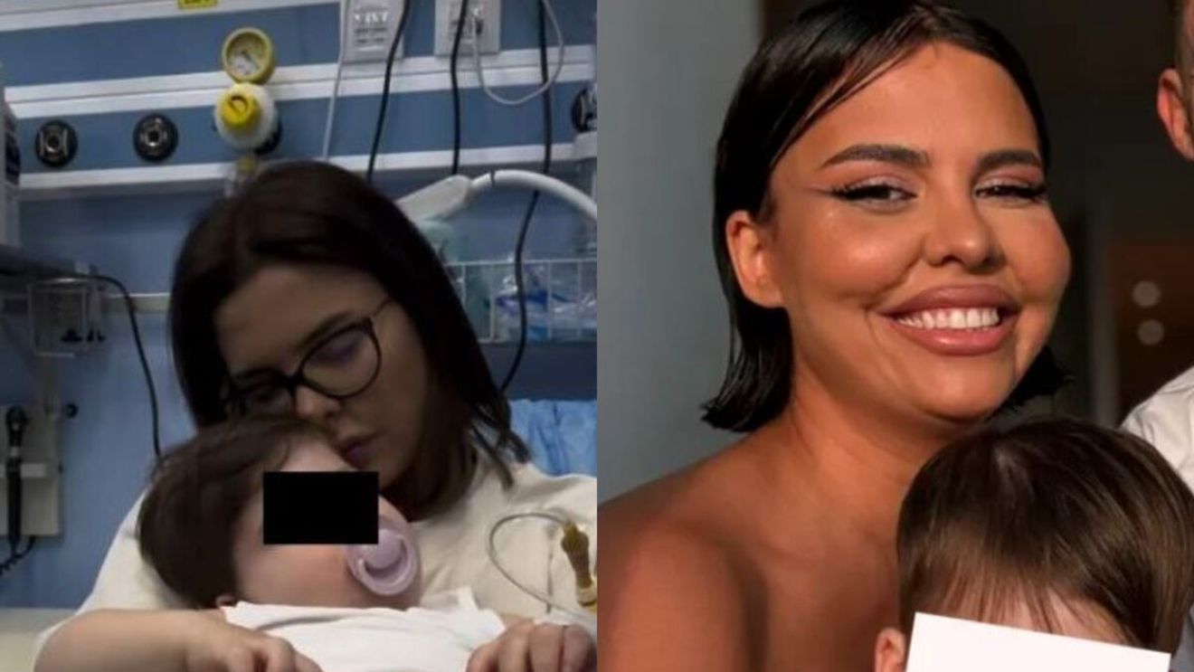 Fosta dansatoare a Deliei Matache, clipe de coșmar. A ajuns cu băiețelul cel mic la spital: ”Toată noaptea a respirat greu”