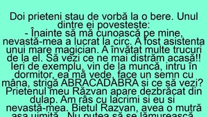BANC | "Înainte să mă cunoască pe mine, nevastă-mea a lucrat la circ!"