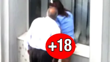 VIDEO INCREDIBIL, dar adevarat! Un pensionar, filmat in timp ce facea SEX cu o tanara langa magazinul Cocor