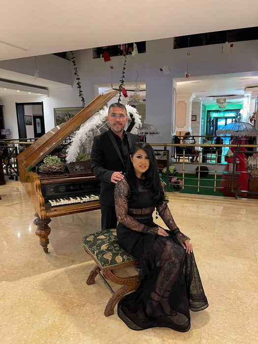 Costel Corduneanu și soția lui, Grațiela Cercel