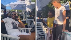 Reacția savuroasă a lui Culiță Sterp, atunci când s-a trezit la terasă cu 4 copii lângă el. Ce i-au spus micuții, în fața iubitei sale