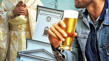 Povestea viciosului care a primit adeverință de la preot să poată bea ”doar” un litru de bere pe zi. Nevasta l-a amenințat cu divorțul! Ce s-a întâmplat la 5 ani de la jurământul din biserică