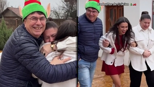 Ce cadou impresionant le-a făcut Mira părinților ei, de Crăciun. Au fost emoționați până la lacrimi!