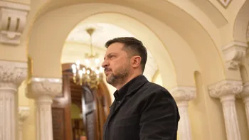 Volodimir Zelenski a ajuns în vizită la București. Președintele ucrainean a avertizat cu privire la unele atacuri cu drone din partea Rusiei