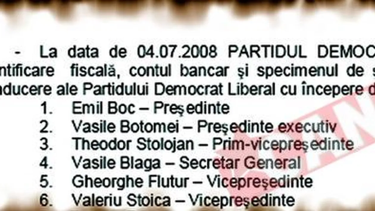 Un necunoscut a ajuns presedinte executiv al PD-L