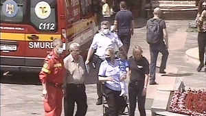 Emoționant. Ce s-a întâmplat cu băiețelul de 2 ani al unei femei însărcinate căreia i s-a făcut rău la biserică. FOTO