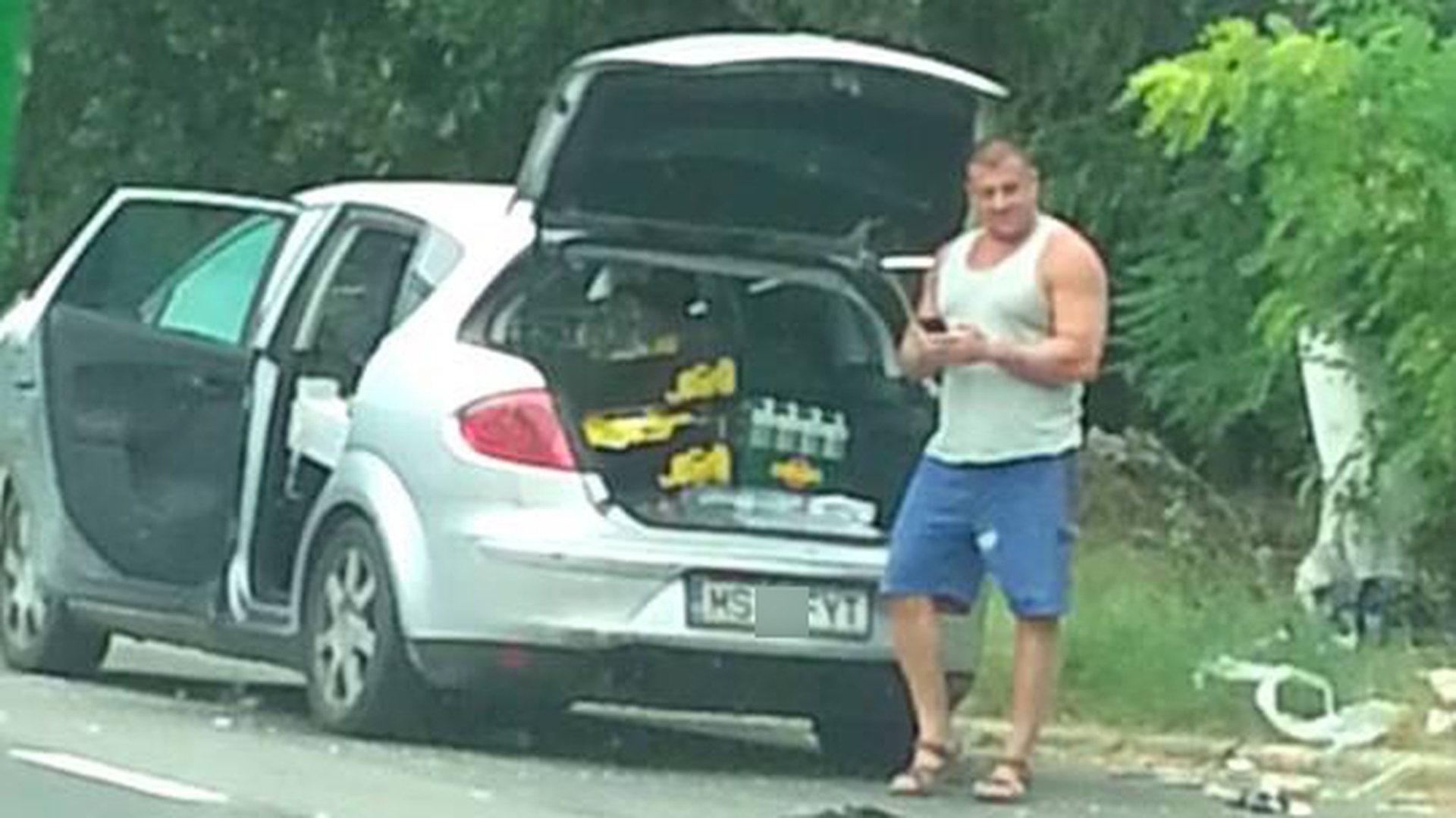 VIDEO! Acest român l-a scârbit pe Cabral! Ce a scos din portbagaj între Tuzla şi Costineşti: share, poate ajunge videoclipul şi la el