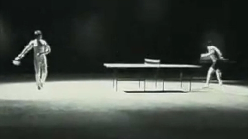 VIDEO Ce face BRUCE LEE cu NUNCEAGUL nu face nici ZORRO cu SABIA! A jucat ping pong cu un profesionist si l-a facut PRAF!