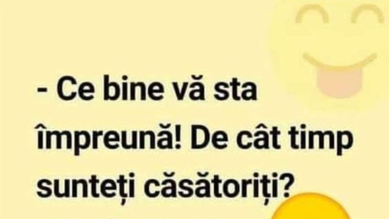 BANCUL ZILEI | "Ce bine vă stă împreună!"