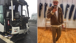 Un român şi mama lui, implicaţi într-un accident rutier în Germania! Un autocar plin cu 51 e de persoane s-a lovit de un alt autoturism