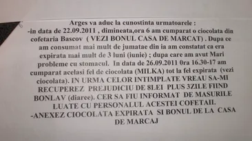 S-a plans la OPC ca s-a stricat la stomac de la ciocolata!