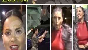Inna şi Antonia au coborât ”dezbrăcate” din maşini şi…Au făcut ”show”, la 2 dimineaţa, în benzinărie!