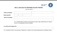 Mare atenție! Mai este sau nu necesară declarația pe proprie răspundere la ieșirea din localitate. Declarațiile președintelui Iohannis