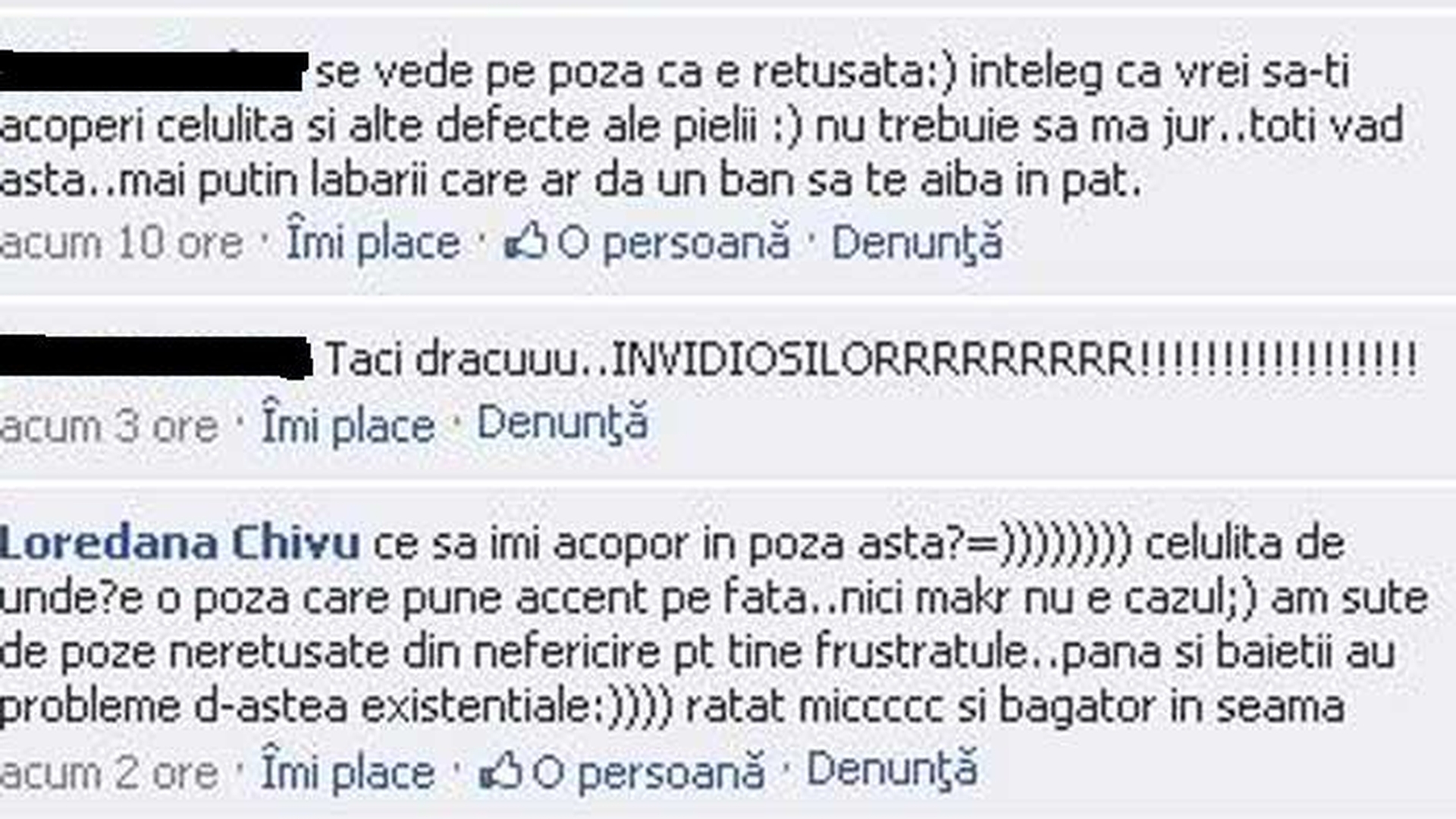 Loredana Chivu, suparata de comentariile de pe internet: "Am sute de poze neretusate din nefericire pentru tine frustratule! Ratat mic si bagator in seama"