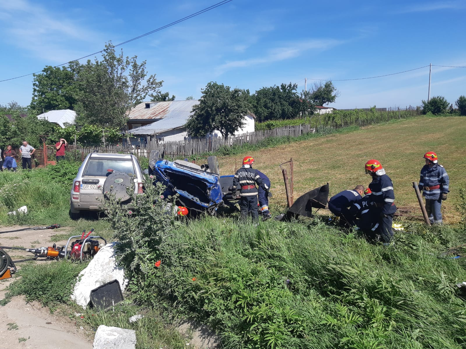 Grav accident în Giurgiu. Trei oameni au murit pe loc