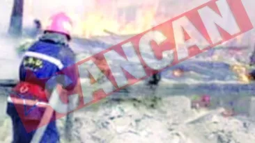 Uitat de parinti In casa cuprinsa de flacari