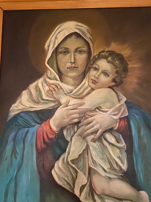 Icoană pictată de bunica Simonei Sensual (Foto: CANCAN.RO)