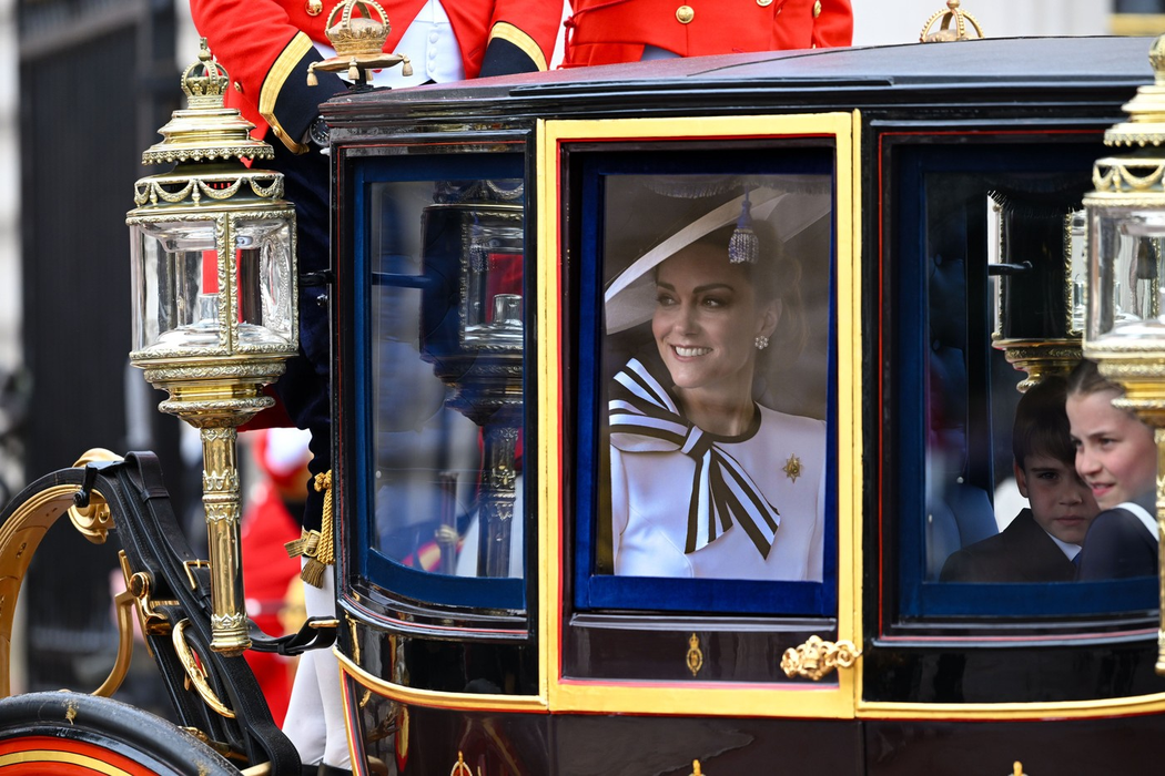 Kate Middleton s-a îndreptat către ceremonia „Trooping the Colour”, 15 iunie 2024 / sursă foto: Profimedia