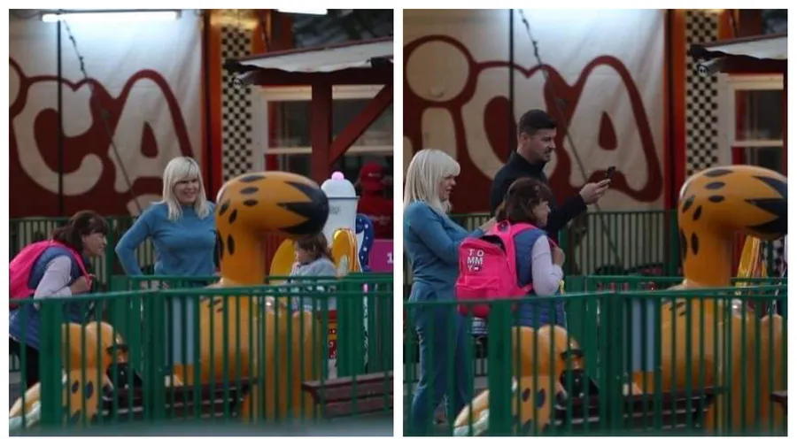 Elena Udrea s-a relaxat cu familia în parc