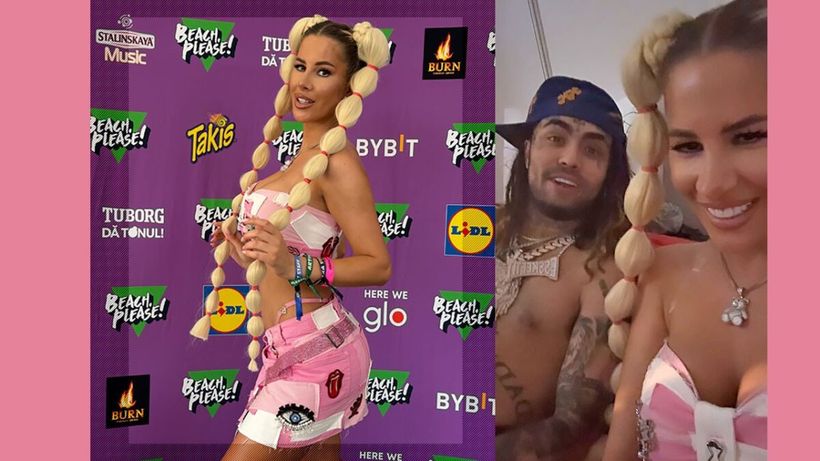 Cum a ”agățat-o” Lil Pump pe Ema Karter, la festivalul ”Beach, Please!”? A ajuns în cortul artiștilor și… GALERIE FOTO INCENDIARĂ