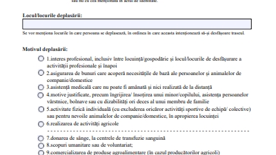 Declarația pe propria răspundere devine, din nou obligatorie. Iată cum arată!