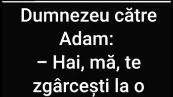 Bancul sfârșitului de săptămână | Dumnezeu, Adam și coasta