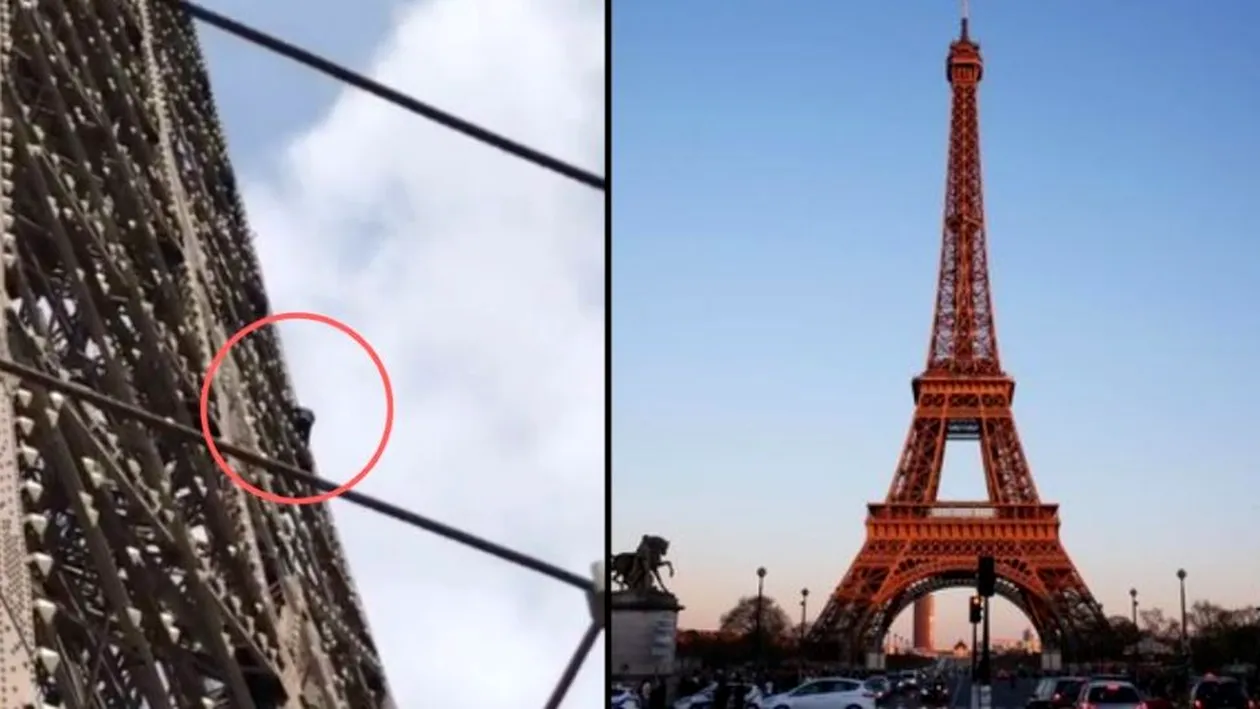 Turnul Eiffel, evacuat din cauza unui individ care escaladează edificiul