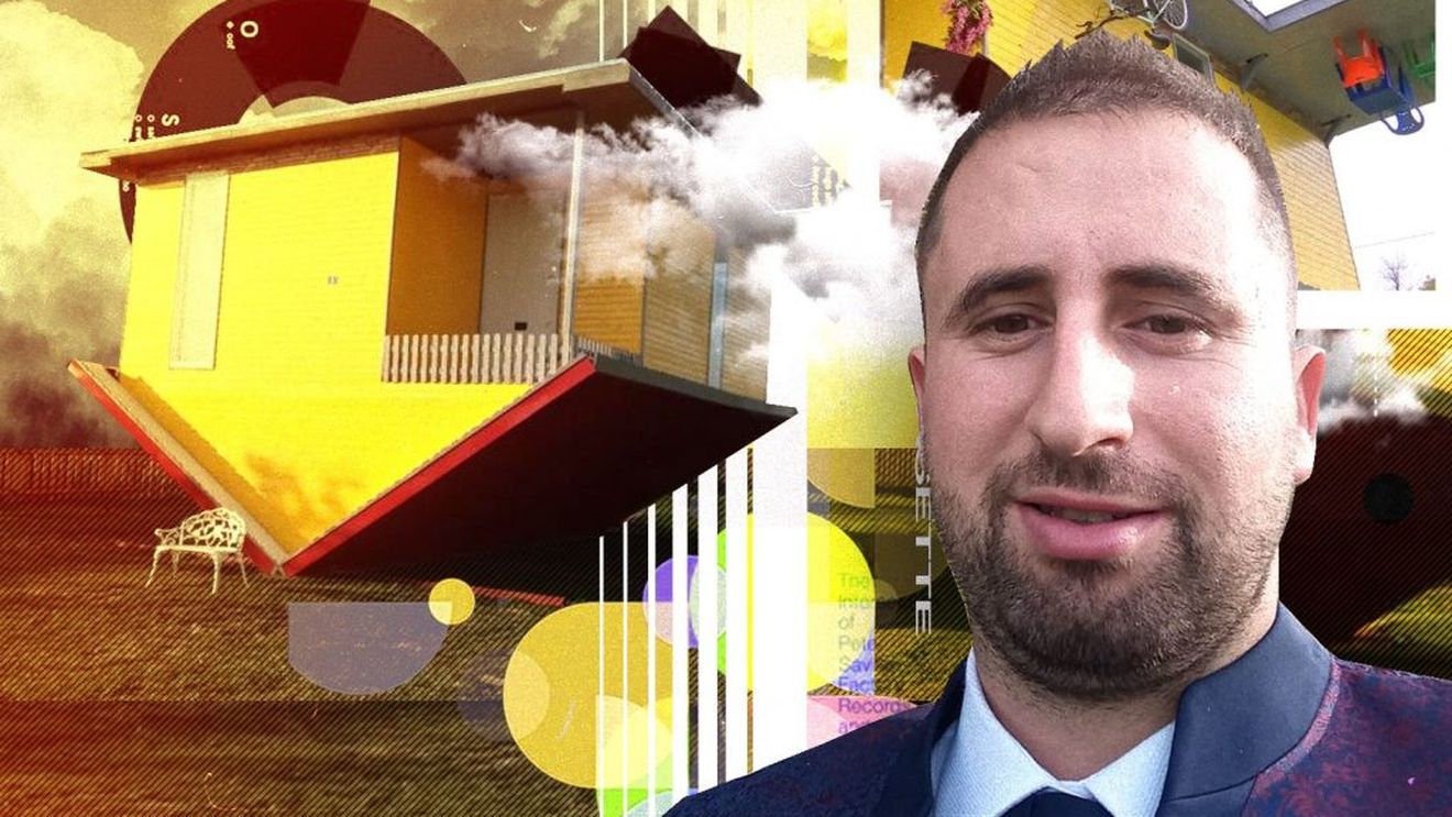 El este gorjeanul care și-a construit casa cu susul în jos. "Direct răsturnată am lucrat la ea"