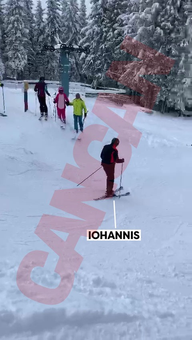 Klaus Iohannis la schi, „undercover”