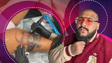 O româncă din Germania e ”fiartă” pe celebrul manelist. Și-a tatuat chipul lui Dani Mocanu pe picior. Mesajul haios