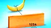 Test de logică | De care fir este legată banana: 1, 2, 3 sau 4?