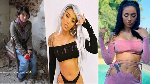 Ruby, transformată de operațiile estetice! A postat imagini din adolescență și o poză de album cu mama ei