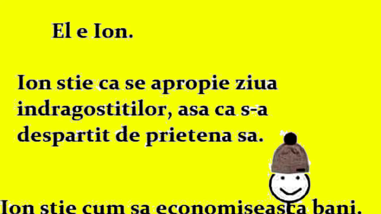 BANCUL ZILEI | El e Ion