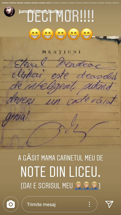 Mihai Bendeac și-a prezis cariera de actor și abia acum a dezvăluit totul: “E scrisul meu”. Mesajul care l-a dat de gol