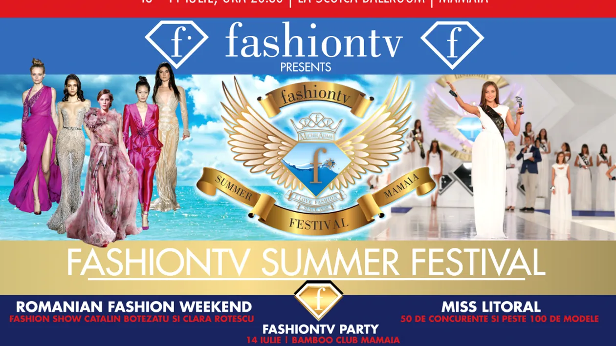 Fashiontv Summer Festival continuă în weekendul acesta cu Romanian Fashiontv Weekend și Miss Litoral