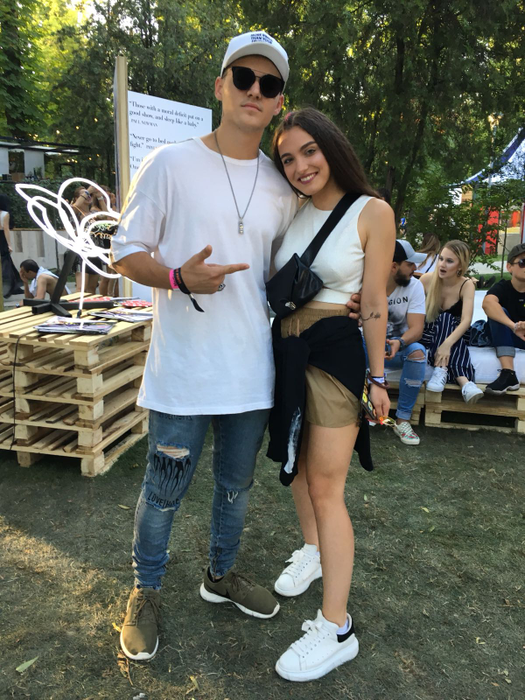 Alexia Eram și iubitul la Untold
