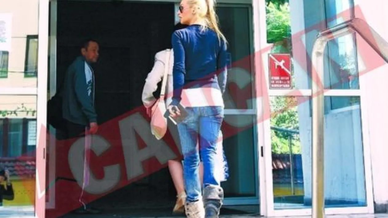 Andreea Spataru a fost la spital cu fetita sa