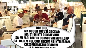 Avem ”STENOGRAMELE PUCIULUI DE LA FRF”. GIGI şi MITICĂ au semnat ”pactul anti-BURLEANU”, la un şniţel pe plajă!