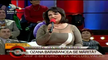 Ozana Barabancea a slabit 23 de kg